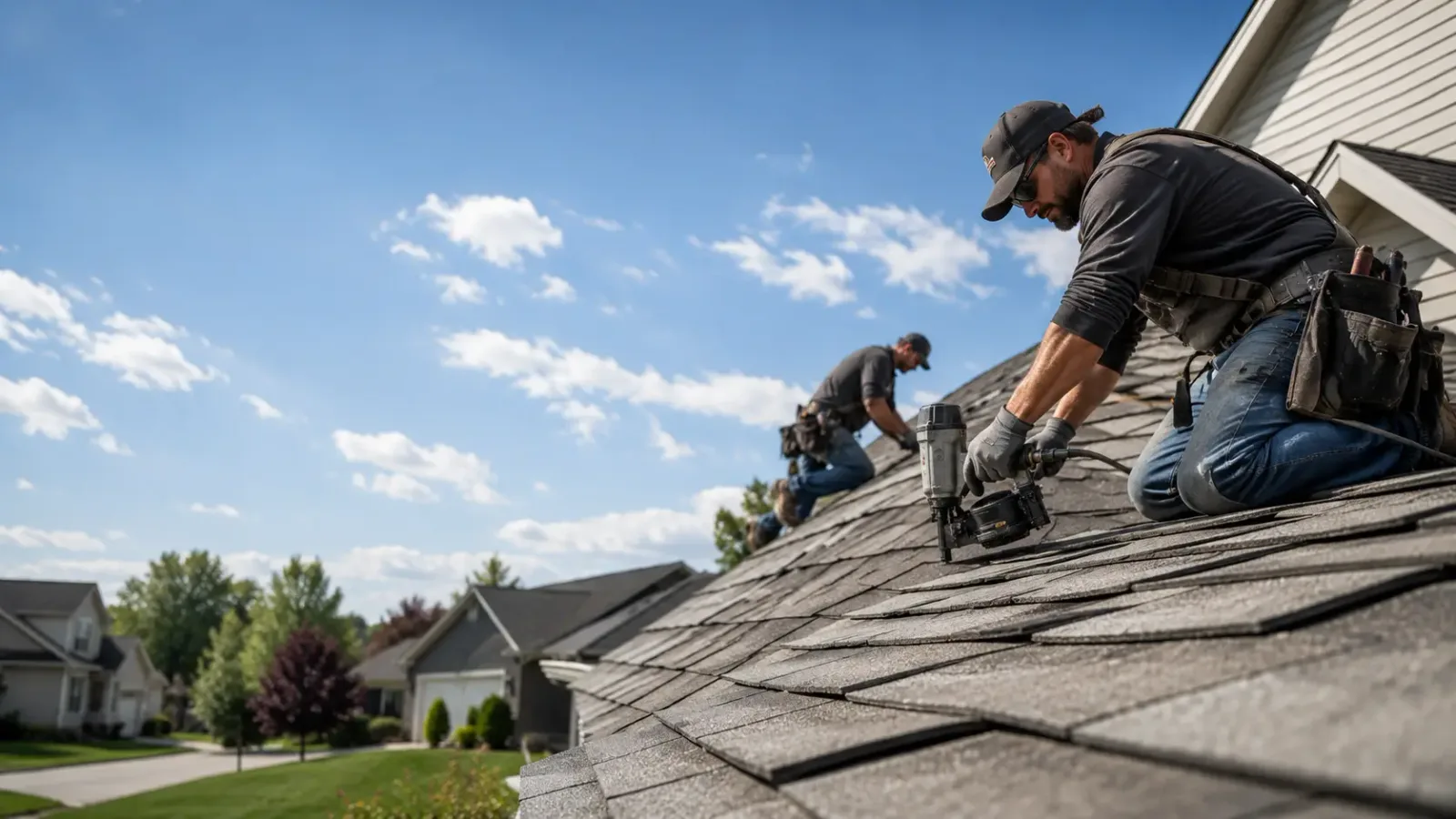 Storm Damage Roof Repair in Bridgeport, IL near me